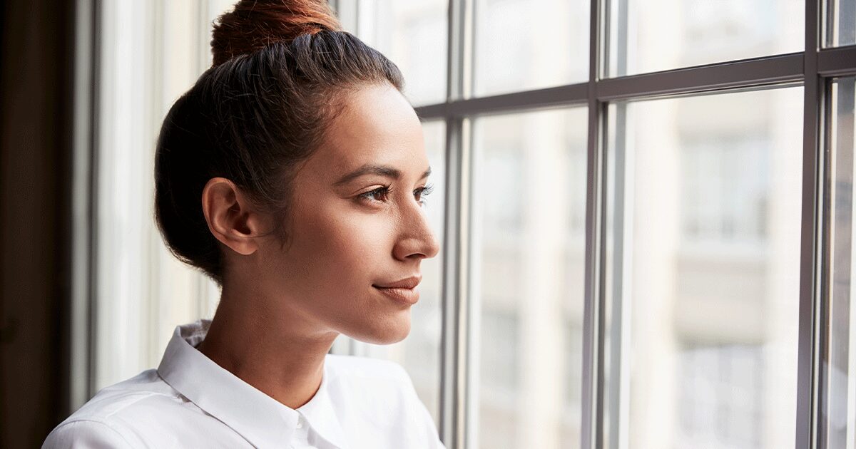 Woman thinks about the mental impact of abortion